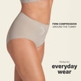 thumbnail image 2 of Leonisa Women's Perfect Fit High Waisted Seamless Hipster Panty, Light Brown M, 2 of 9