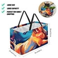thumbnail image 2 of Horse Large Foldable Oxford Cloth Easter Basket Tote Bag Shopping Bags Decorative Box, 2 of 7