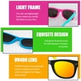 thumbnail image 3 of Lentes de Sol AGGKKY para Niños con Lentes Neon y Protección UV400 (Paquete de 16), 3 of 6