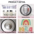 thumbnail image 3 of 70th Birthday Gifts for Men Women 70 Year Old 1954 Birthday Gift Ideas for Dad Mom 40oz Tumbler Cup With Handle, 3 of 6