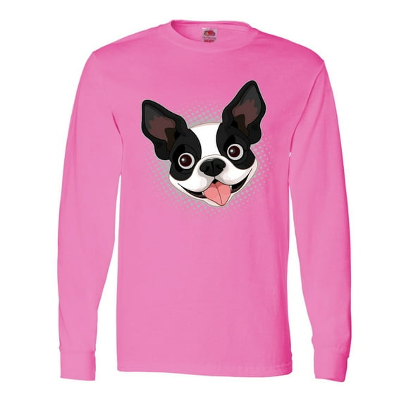 Inktastic Boston Terrier Dog Long Sleeve T-Shirt