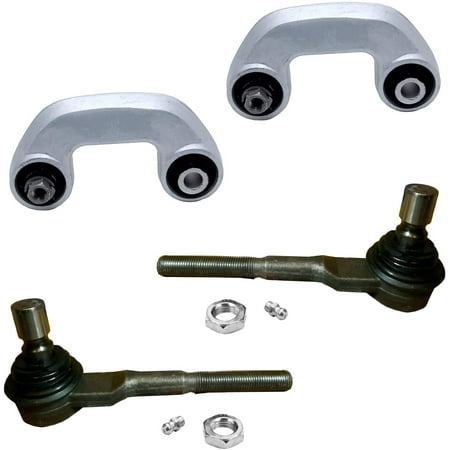 Detroit Axle - 4pc Front Sway Bar Links Outer Tie Rods Replacement for Audi S4 RS4 A4 Quattro