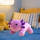 thumbnail image 5 of Lindo peluche de salamandra de cuatro patas | Peluche suave | Ojos grandes y expresión sonriente | Decoración infantil | Multicolor, 5 of 6