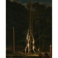 thumbnail image 3 of Jan De Baen 15x18 Black Modern Framed Museum Art Print Titled - The Corpses of the De Witt Brothers (C. 1672 - C. 1675), 3 of 5