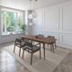 thumbnail image 2 of Juego de Comedor Extensible Praga Midtown Concept de Madera con 4 Sillas, Nogal y Gris Oscuro, 2 of 5