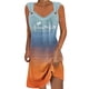 thumbnail image 2 of Puntoco Vestidos Mujer Verano Mujer Playa Impreso Elegante Estilo Casual Vestido con Cuello En V con Correa, 2 of 5