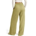 thumbnail image 5 of SROBPTY Womens Pants Plus Size, Summer Pants for Women, Women Fashion Trousers Casual Straight Solid Color Loose Casual Wide Leg Pants Khaki L, 5 of 5