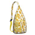thumbnail image 1 of Farmhouse Floral Crossbody - Rustic Sunflower & Butterfly Pattern, Multi-Pocket Anti-Theft Daypack, 1 of 4