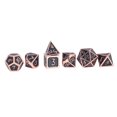 thumbnail image 3 of Juego de dados DND de 7 piezas con caja de almacenamiento Juego de dados poliédricos de números transparentes Juego de dados para juegos de rol, 3 of 9