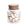 thumbnail image 4 of Small Glass Bottles With Cork Stoppers - 6 Pcs 50ml 47mm X 50mm Storage Jars For Spices Wedding Favours, 4 of 5