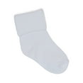 thumbnail image 5 of Wonder Nation Baby Girl Folded Cuff Ribbed Socks, 10 Pack, 0M- 5T, 5 of 8