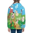 thumbnail image 4 of Kll Unisex Kids Boys Girls Hooded Pocket Pullover Hoodies-Farm Animals, 4 of 9