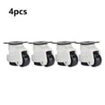 thumbnail image 1 of 4pcs Machine Caster, Nylon + Aluminum Alloy Heavy Duty 330lbs Capacity Leveling Swivel Caster, GD-40F Retractable For Industry Equipment, Workbench, Shelves, 1 of 8