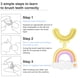 thumbnail image 4 of Moyic Cepillo de para niños en forma de U Cepillo de de doble cara para bebés Limpieza de la lengua Viajes Suministros para Type3 NO3 Moyic HA028521-03B, 4 of 6