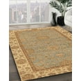 thumbnail image 2 of Ahgly Company Indoor Rectangle Abstract Chocolate Brown Oriental Area Rugs, 2' x 3', 2 of 6