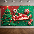 thumbnail image 6 of Decorative Design Christmas Banner Holiday Tree Candy Cane for Christmas Party Decoration Indoor Celebration Winter Event, 6 of 9