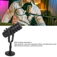 thumbnail image 3 of Micrófono De Condensador USB, Micrófono De Condensador Versátil Que Reduce El Ruido Para PC Smartphone, 3 of 7