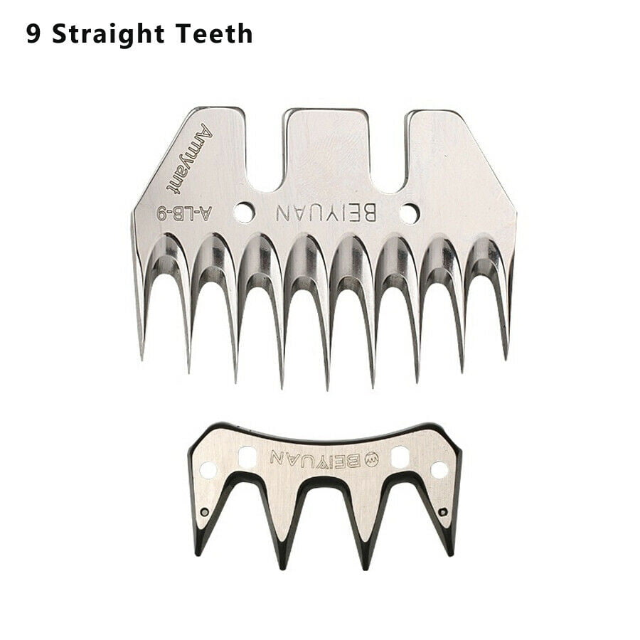 9/13 Tooth High Strength Stainless Steel Goat Shearing Sheep Clipper Comb Blade 