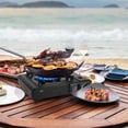 thumbnail image 3 of 1Pc 3300W Portable Camping Stove Butane Canister Dual Fuel Burner Piezo Electric Ignition Single Burner With Automatic Tank Ejection Overpressure Cut Off Carry Case For Camping Hiking Picnic Fishing, 3 of 10