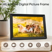 Eco4life 10.1 inch Digital Photo Frame, 1080P Full HD with Remote Control, Gift Idea for Christmas