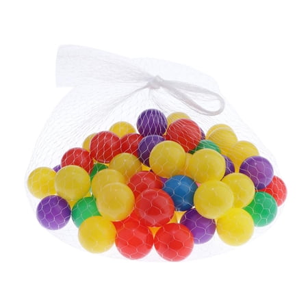 100 Pcs Colorful Ball Baby Balls Balls Children's Balls with Mesh