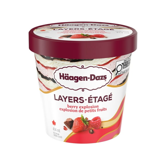Layers Berry Explosion Ice Cream 414 mL