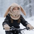 thumbnail image 2 of 5 Styles Fleece Winter Ski Hood Hat Windproof Full Face Coverage Foldable Machine Washable for Cycling Skiing Hiking Outdoor, 2 of 4