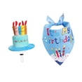 thumbnail image 3 of Cumpleaños de gansos Geese Clothing Multifuncional Lindo pastel de pastel estatua de cemento para cementer para césped fiesta de cumpleaños Azul, 3 of 9