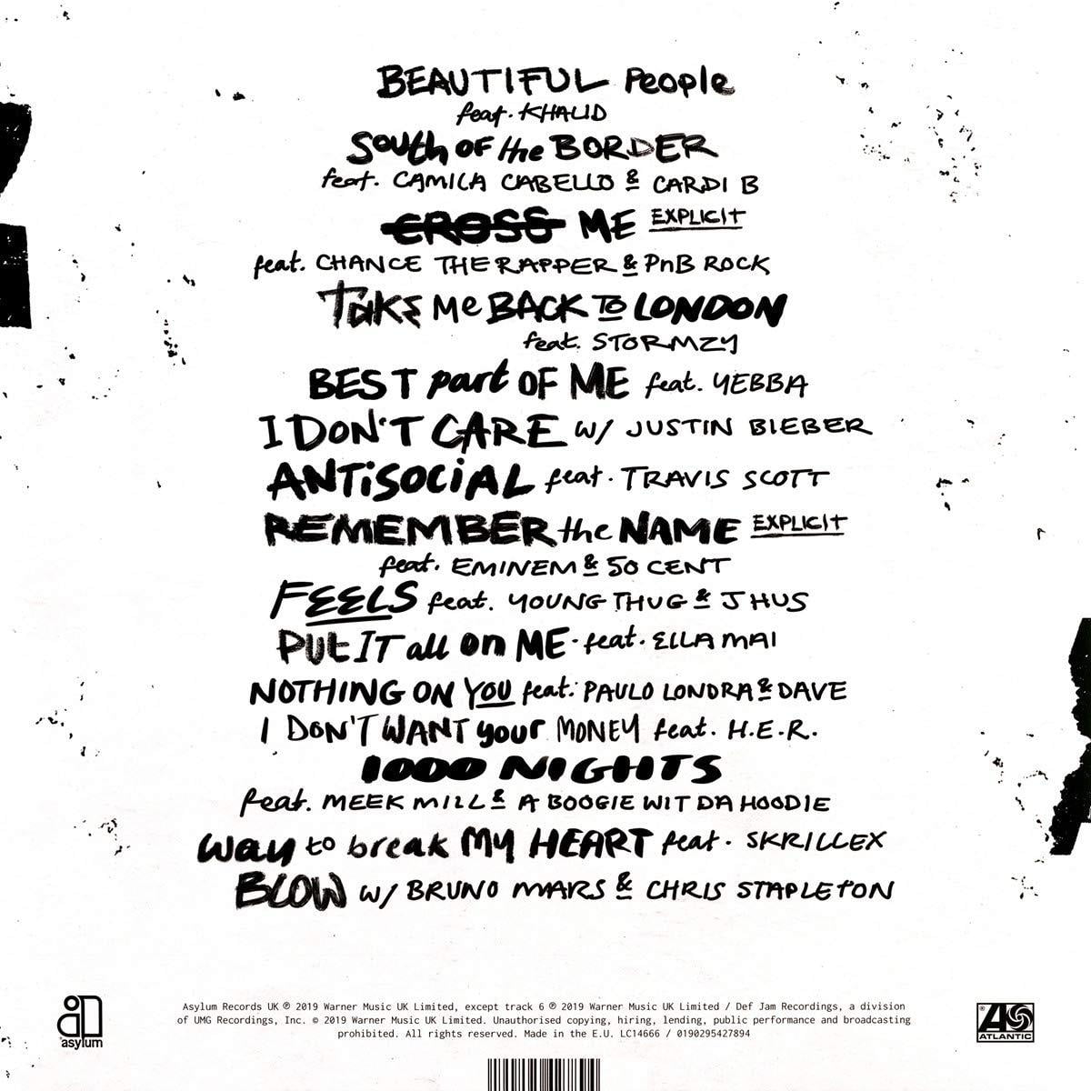 Transcend bringe handlingen cowboy Ed Sheeran - No. 6 Collaborations Project - Vinyl - Walmart.com