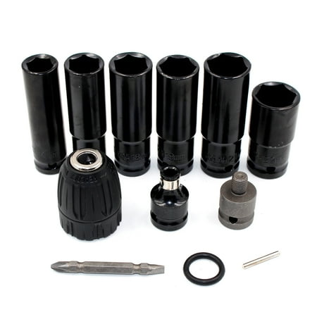 

12 in 1 Screwdriver Hex Socket Head Set for Impact Wrench Drill