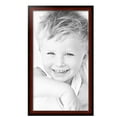 thumbnail image 2 of ArtToFrames 18" x 32" Honors Mahogany with Black Picture Frame, 18x32 inch Brown Wood Poster Frame (WOM-5154), 2 of 7