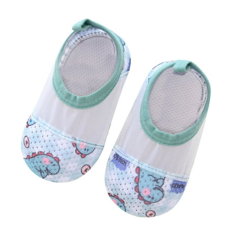 

Shoes For Boys Boys Girls Socks Toddler Breathable Cartoon Mesh The Floor Socks Barefoot Socks Non Slip Shoes Boys Slip On Sneakers Green 3 Months-6 Months