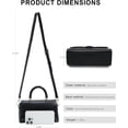 thumbnail image 3 of Small  Bag for Women Leather Crossbody Bags Women Top Handlebag Purse with Adjustable Strap, 3 of 6