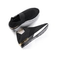 thumbnail image 4 of Gomelly Womens Slip On Sneakers Casual Comfortable Jogging Running Athletic Sport Shoes Size 7 Black, 4 of 6