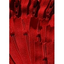 YKK #3 Skirt & Dress Zipper ~ YKK Color 519 Hot Red - Choose Your Size (12 Zippers/Pack) (18")