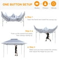 thumbnail image 4 of ABCCANOPY 13 ft x13 ft Outdoor Gazebo Pop up Sun Shade Canopy Tent, Gray, 4 of 10
