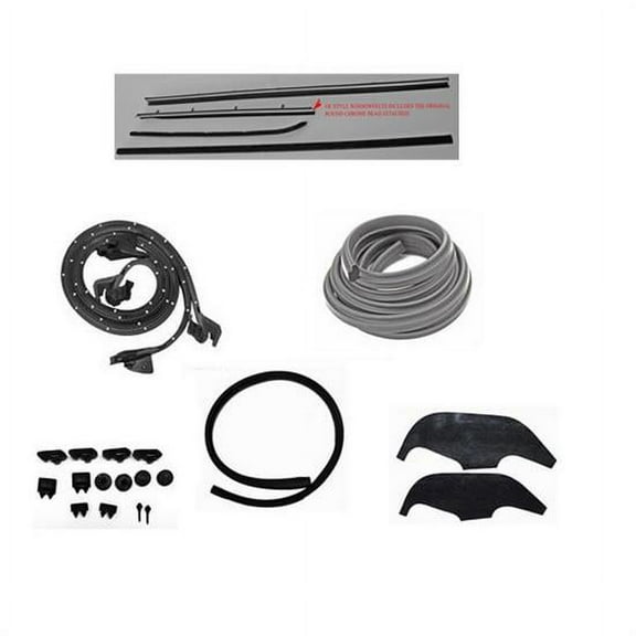 Complete Weather Strip Kit, 1970 Nova 2-Door