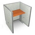 thumbnail image 5 of OFM RiZe 1 x 1 Privacy Workstation Unit in Gray Beige and Maple, 5 of 7