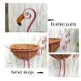 thumbnail image 3 of 2pc Flamingo Metal Planters - Eye-Catching Decor - Durable & Versatile for Indoors & Outdoors - Big & Small Sizes, Unique Flamingo Shape - Perfect for Gardens, Terraces, & More, 3 of 20