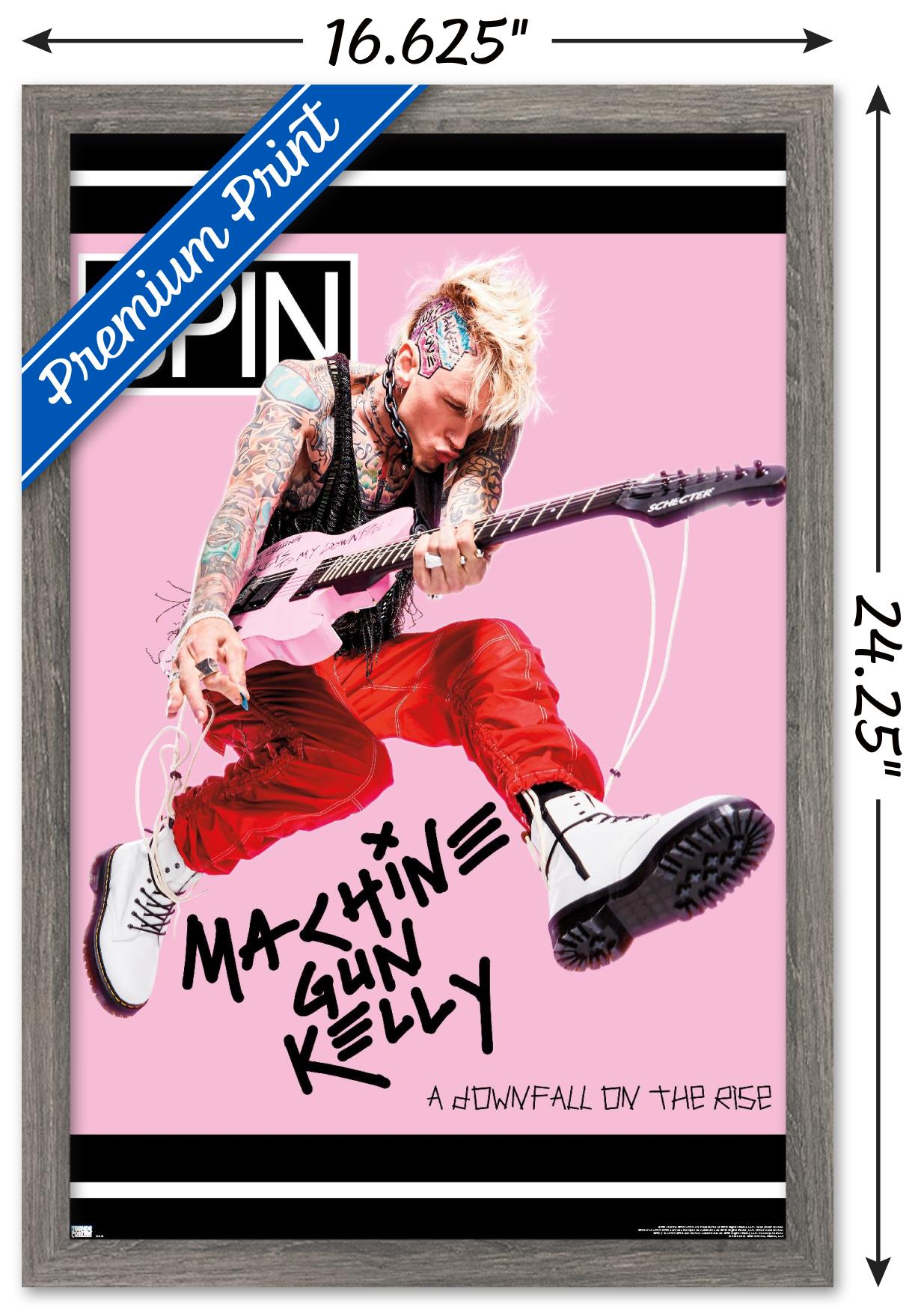 SPIN Magazine - Machine Gun Kelly 20 Wall Poster, 14.725" x 22.375" Framed