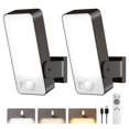 thumbnail image 1 of Luces exteriores con sensor de movimiento PopoIron, 2 unidades, 10000 mAh, IP65, 1 of 9
