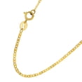 thumbnail image 3 of JewelStop 14k Solid Yellow Gold 1.2mm Mariner Chain Necklace - 18", 3 of 7