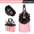 thumbnail image 3 of Bolsa de jardín WORKPRO para herramientas de jardín con 8 bolsillos, color rosa, 3 of 7