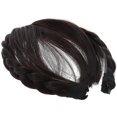 thumbnail image 3 of Fashion Synthetic Wigs Headband Front Hair Bangs Fringe Hair Extensions for Women Girls(Dark Brown), 3 of 4