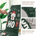 thumbnail image 5 of Yayeee 2 Pack Dining Chair Covers Stretch Parson Chairs Slipcovers Seat Protector, Christmas Dog, 5 of 6