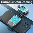 thumbnail image 3 of Back Clip Radiator Cellphone Cooling Fan Heatsink for 4-6.7inch Phone 5000RPM, 3 of 8