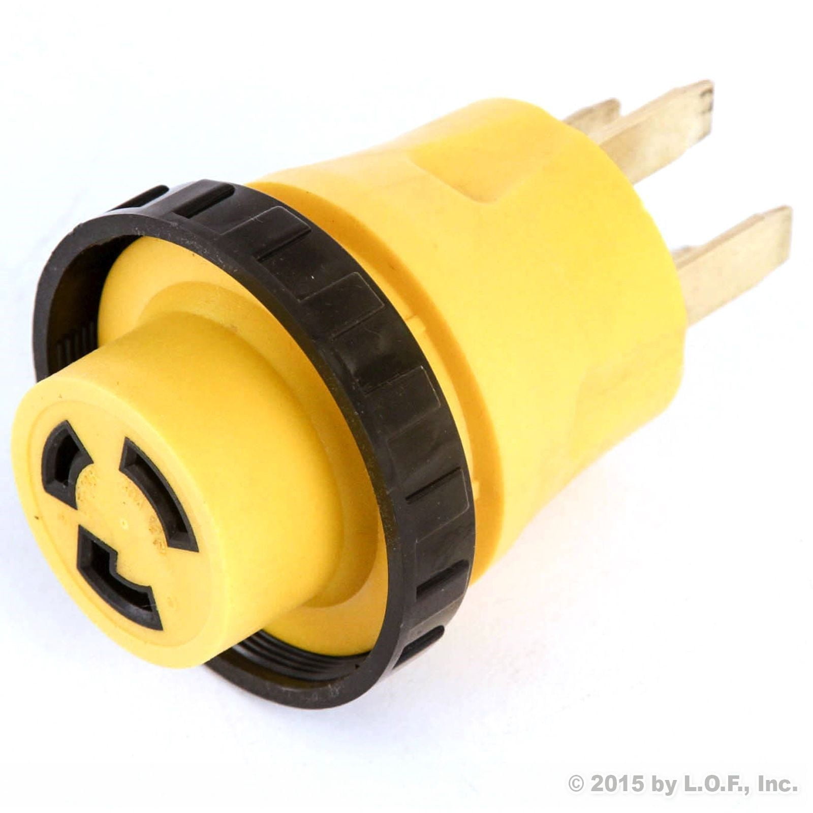 Red Hound Auto RV Electrical Locking Adapter 50A Male to 30A Female