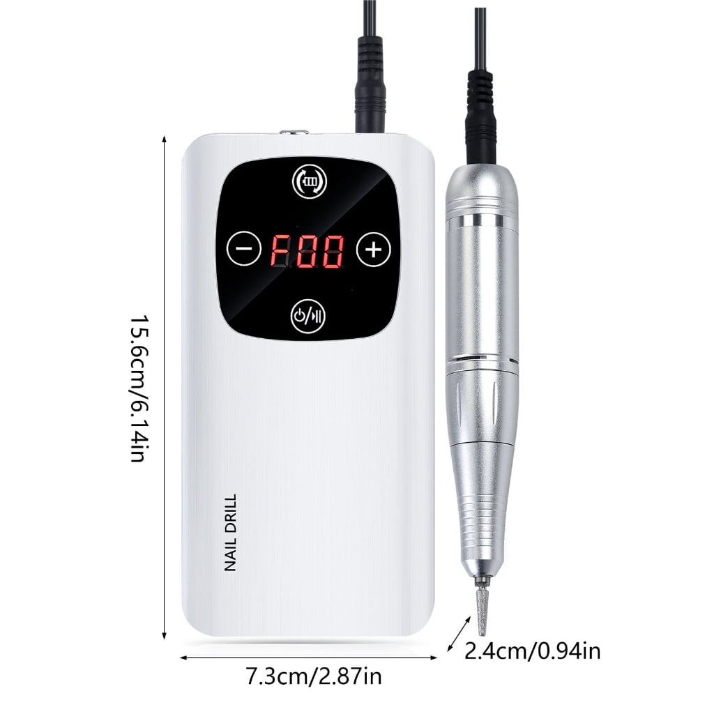 45000RPM Electric Nail Drill Machine with Drill Bits Rechargeable Nail Files