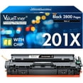 thumbnail image 1 of czcpp-1 Pack Cartouche de Toner Noir Haute Capacité pour Imprimantes HP Color LaserJet Pro MFP M277n, M277dw, M277c6, M252dw, M252n, M277, M252 Series (2800 Pages, Compatible avec HP 201X, 201A, CF400X), 1 of 4