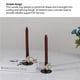 thumbnail image 2 of Sentido Del Diseño Portavelas Creativo Corte De Metal Oro Negro Hierro Forjado Portavelas Base Restaurante Decoración De Mesa Arte Moderno Diseño Clásico Elegante Bandeja De Velas Speravity HA015950-00, 2 of 6